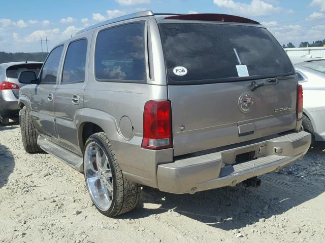 1GYEK63N52R320546 - 2002 CADILLAC ESCALADE L SILVER photo 3