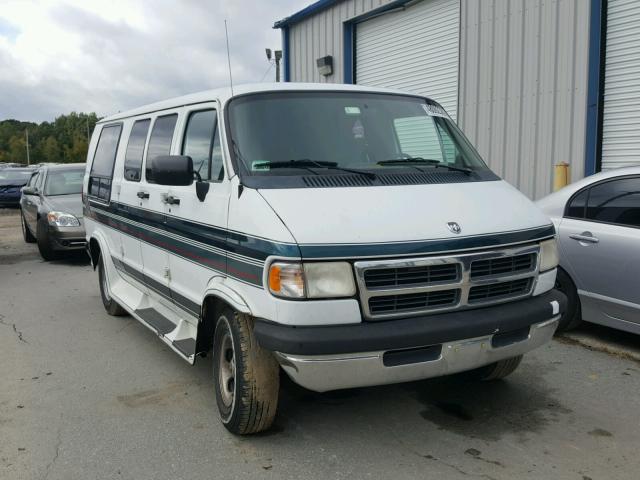 2B6HB21Y6VK599655 - 1997 DODGE RAM VAN B2 WHITE photo 1