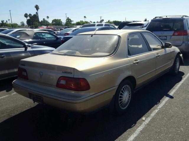 JH4KA7678MC023158 - 1991 ACURA LEGEND LS GOLD photo 4