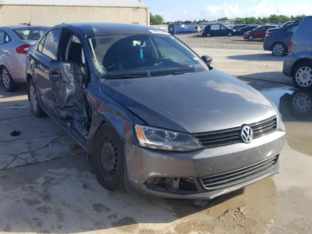 3VW2K7AJ5DM410389 - 2013 VOLKSWAGEN JETTA BASE GRAY photo 1