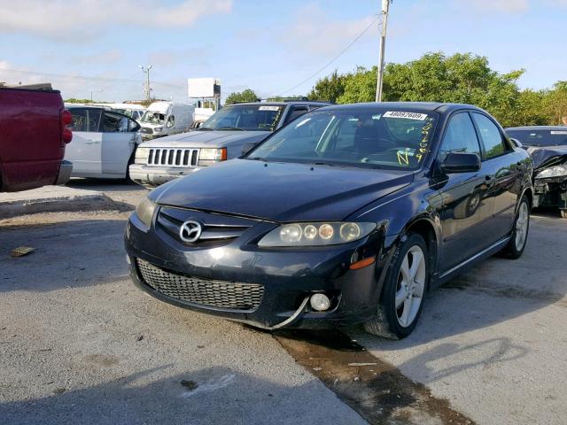 1YVHP80D965M20412 - 2006 MAZDA 6 BLACK photo 2