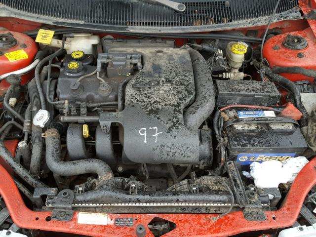 1B3ES22C0VD111569 - 1997 DODGE NEON BASE RED photo 7