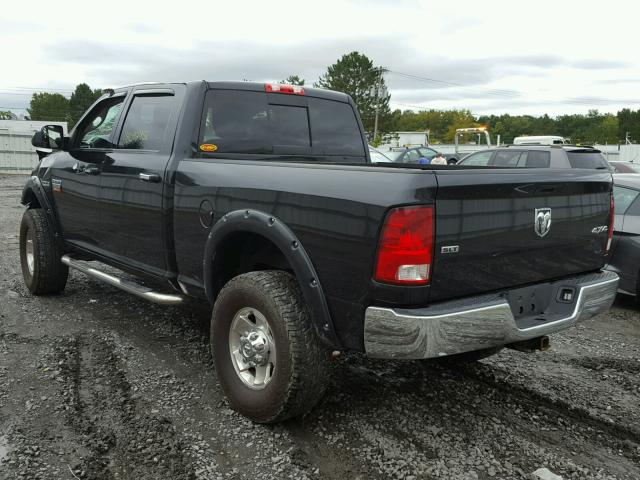 3D7TT2CT8BG602297 - 2011 DODGE RAM 2500 BLACK photo 3