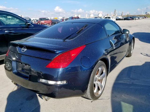 JN1BZ34D87M506145 - 2007 NISSAN 350Z COUPE BLUE photo 4