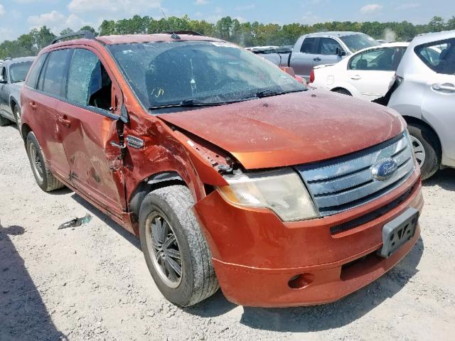 2FMDK38C97BB33551 - 2007 FORD EDGE SEL ORANGE photo 1