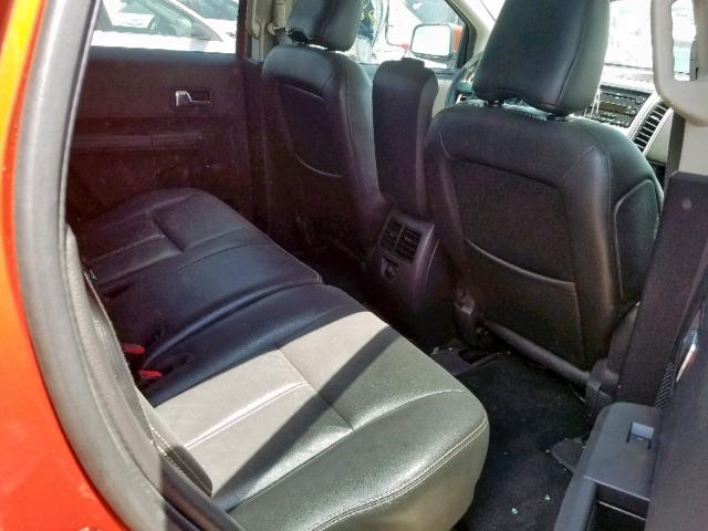 2FMDK38C97BB33551 - 2007 FORD EDGE SEL ORANGE photo 6