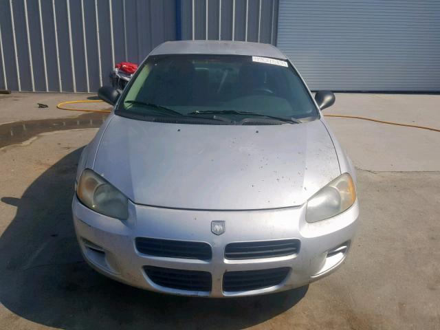 1B3EL36X13N542784 - 2003 DODGE STRATUS SE SILVER photo 9