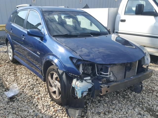 5Y2SL67877Z428538 - 2007 PONTIAC VIBE BLUE photo 1