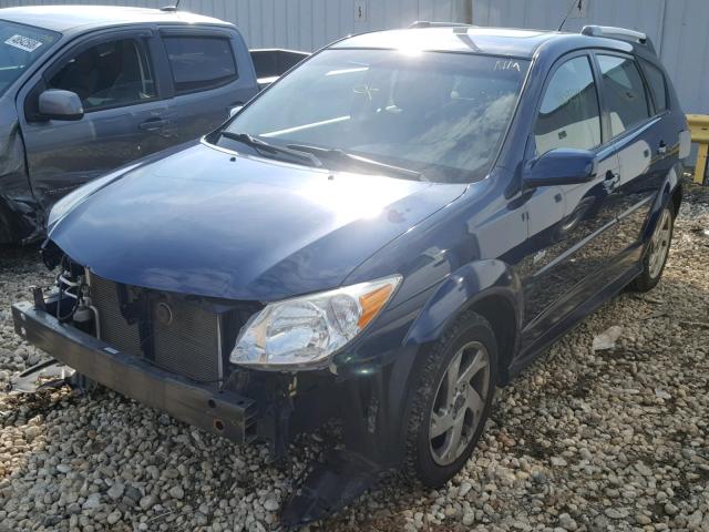 5Y2SL67877Z428538 - 2007 PONTIAC VIBE BLUE photo 2