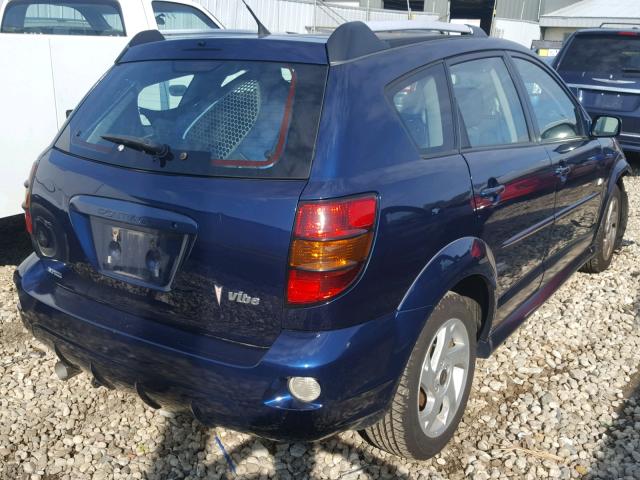 5Y2SL67877Z428538 - 2007 PONTIAC VIBE BLUE photo 4