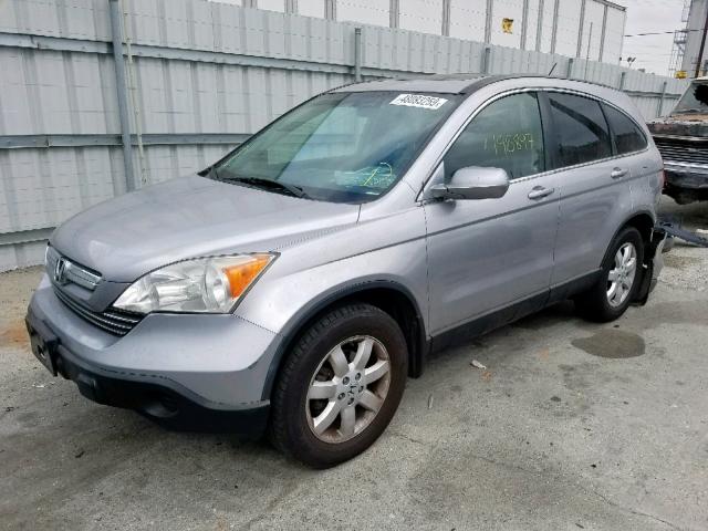 JHLRE38727C036893 - 2007 HONDA CR-V EXL SILVER photo 2