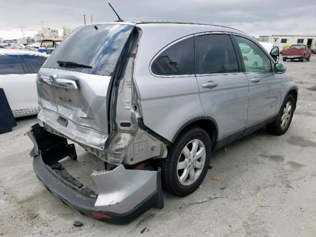 JHLRE38727C036893 - 2007 HONDA CR-V EXL SILVER photo 4