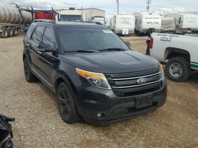 1FM5K8F81FGA15212 - 2015 FORD EXPLORER L BLACK photo 1