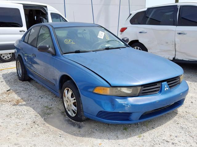 4A3AA36GX2E158596 - 2002 MITSUBISHI GALANT DE BLUE photo 1