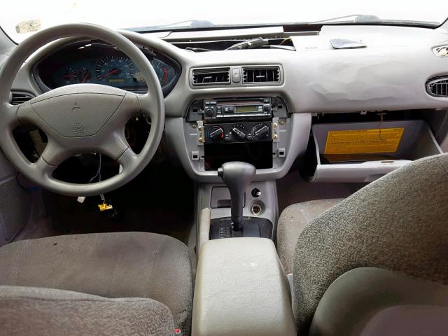 4A3AA36GX2E158596 - 2002 MITSUBISHI GALANT DE BLUE photo 9