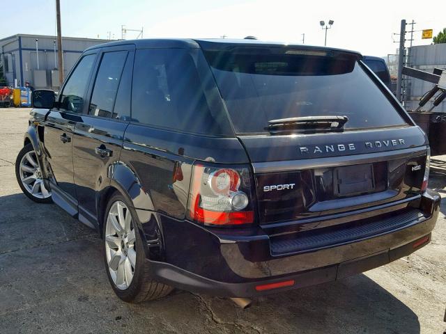 SALSF2D48DA797882 - 2013 LAND ROVER RANGE ROVE BLACK photo 3