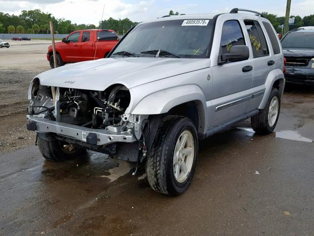 1J4GL58K26W109648 - 2006 JEEP LIBERTY LI SILVER photo 2