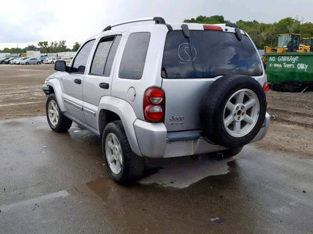 1J4GL58K26W109648 - 2006 JEEP LIBERTY LI SILVER photo 3