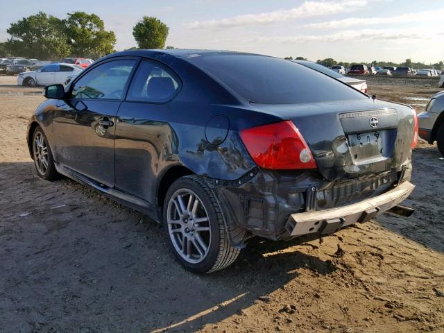 JTKDE177160103540 - 2006 TOYOTA SCION TC შავი ფოტო 3