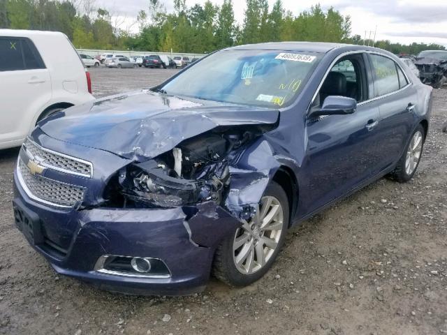 1G11H5SA9DF231989 - 2013 CHEVROLET MALIBU LTZ ლურჯი ფოტო 2
