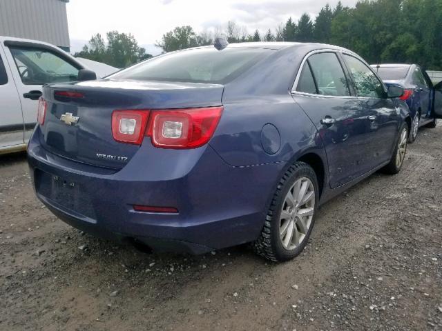 1G11H5SA9DF231989 - 2013 CHEVROLET MALIBU LTZ ლურჯი ფოტო 4