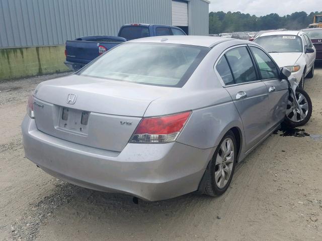 1HGCP36878A059352 - 2008 HONDA ACCORD EXL SILVER photo 4