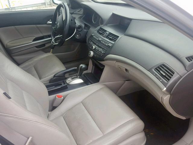 1HGCP36878A059352 - 2008 HONDA ACCORD EXL SILVER photo 5