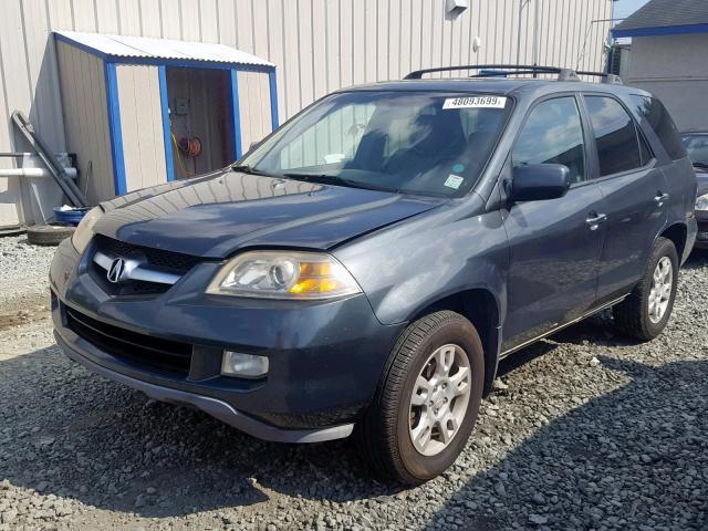 2HNYD18775H508011 - 2005 ACURA MDX TOURIN GRAY photo 2