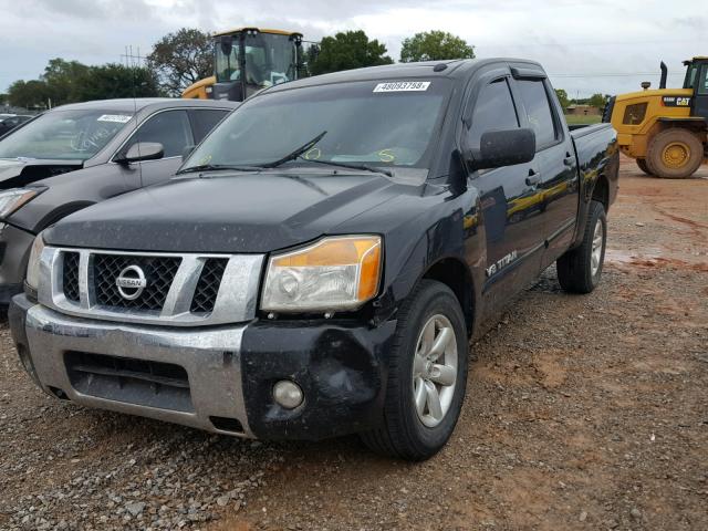 1N6BA07D89N319013 - 2009 NISSAN TITAN XE BLACK photo 2