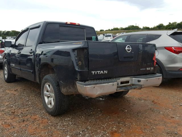 1N6BA07D89N319013 - 2009 NISSAN TITAN XE BLACK photo 3