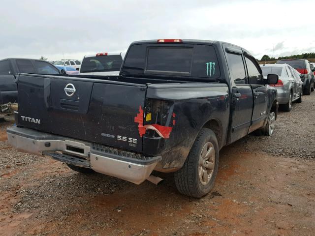 1N6BA07D89N319013 - 2009 NISSAN TITAN XE BLACK photo 4