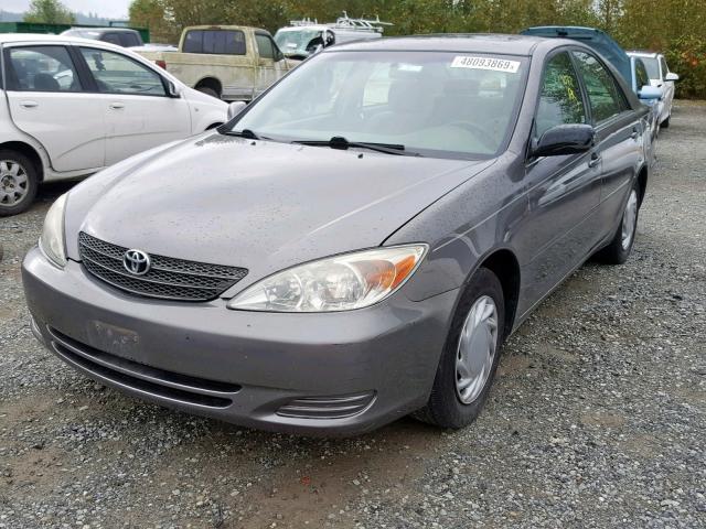 4T1BE32K63U772487 - 2003 TOYOTA CAMRY LE GRAY photo 2