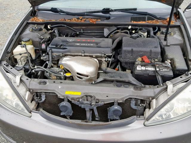 4T1BE32K63U772487 - 2003 TOYOTA CAMRY LE GRAY photo 7