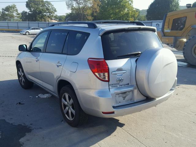 JTMBD31V166021096 - 2006 TOYOTA RAV4 LIMIT SILVER photo 3