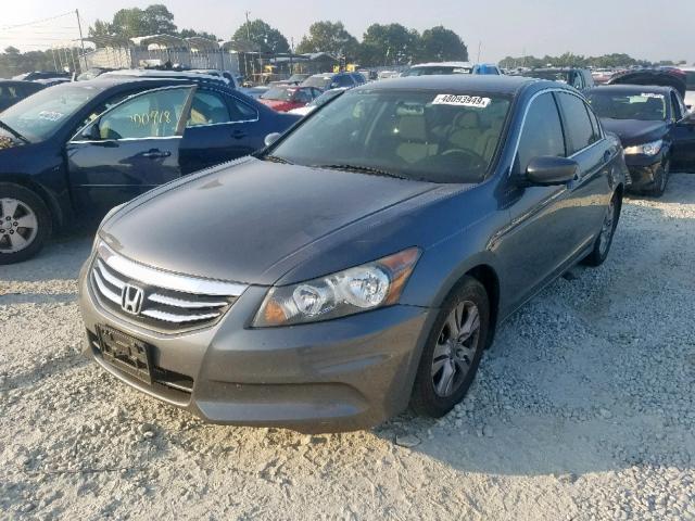 1HGCP2F40CA201833 - 2012 HONDA ACCORD LXP GRAY photo 2