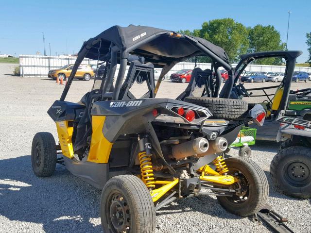 3JBPXLP17DJ000966 - 2013 CAN-AM MAVERICK 1 YELLOW photo 3