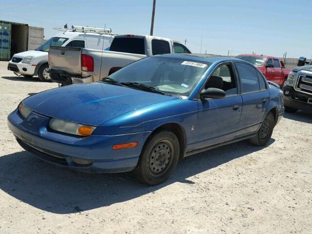 1G8ZF52852Z247271 - 2002 SATURN SL BLUE photo 2