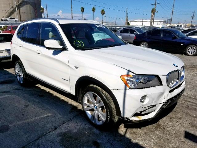 5UXWX7C54DL976274 - 2013 BMW X3 XDRIVE3 WHITE photo 1