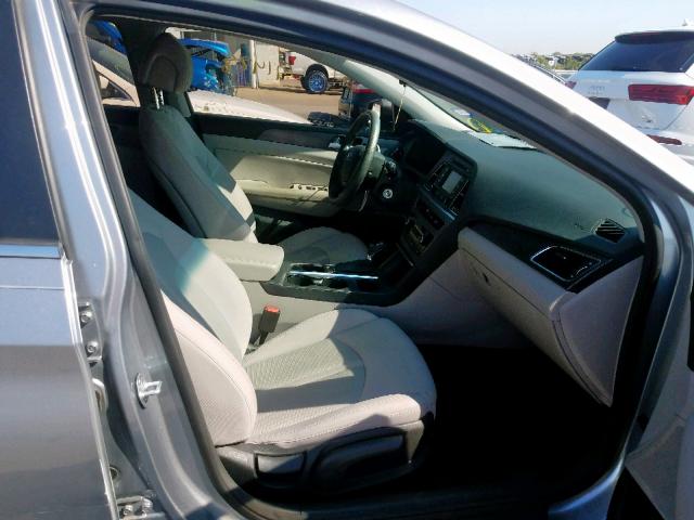 5NPE34AF4FH042402 - 2015 HYUNDAI SONATA SPO SILVER photo 5