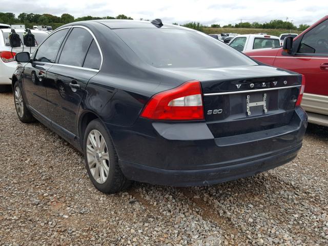 YV1AS982091095038 - 2009 VOLVO S80 3.2 BLACK photo 3