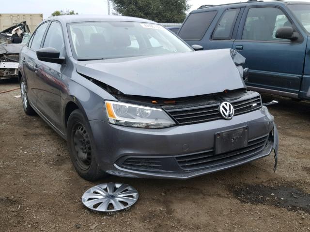 3VW2K7AJ5DM318571 - 2013 VOLKSWAGEN JETTA BASE Արծաթագույն լուսանկար 1