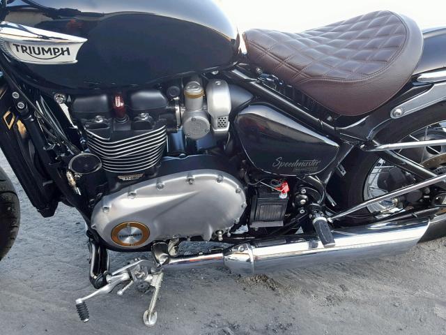 SMTD46HL6JT866374 - 2018 TRIUMPH MOTORCYCLE BONNEVILLE BLACK photo 7