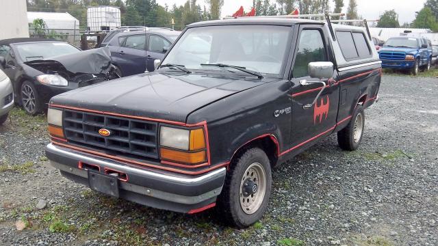 1FTCR10A3MTA22354 - 1991 FORD RANGER BLACK photo 2