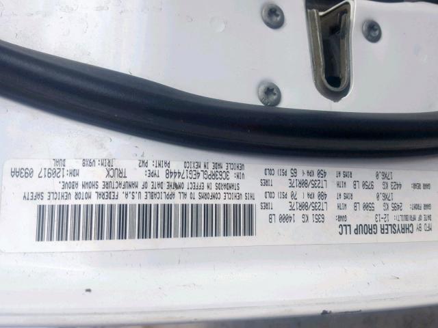 3C63RPGL4EG174448 - 2014 RAM 3500 ST WHITE photo 10