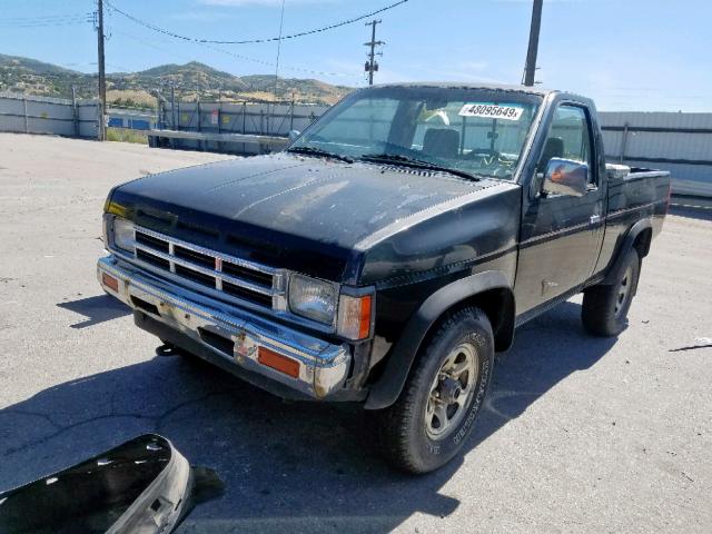 1N6SD11Y2NC315473 - 1992 NISSAN TRUCK SHOR BLACK photo 2