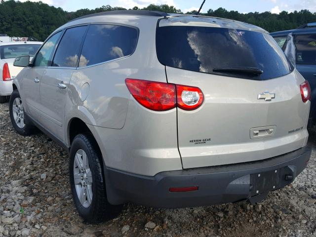 1GNKRGED9BJ177525 - 2011 CHEVROLET TRAVERSE L TAN photo 3