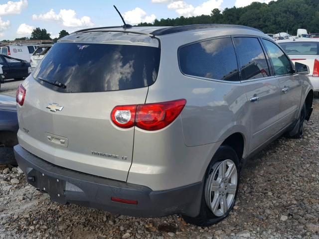 1GNKRGED9BJ177525 - 2011 CHEVROLET TRAVERSE L TAN photo 4