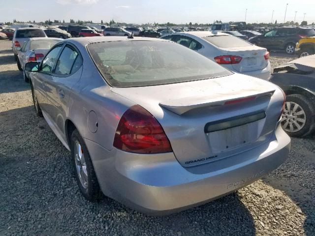 2G2WP552661250258 - 2006 PONTIAC GRAND PRIX SILVER photo 3
