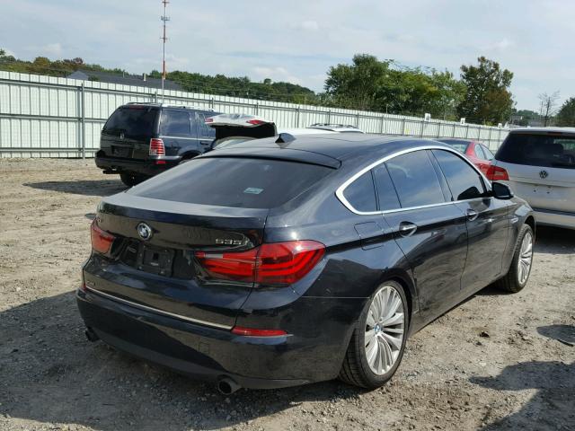 WBA5M4C58FD186376 - 2015 BMW 535 XIGT BLACK photo 4