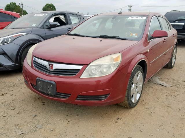 1G8ZS57N37F145308 - 2007 SATURN AURA XE BURGUNDY photo 2